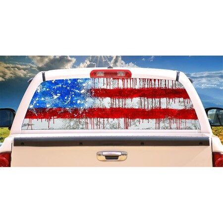 Entretenimiento Colors Dont Run Rear Window Graphic Truck View Thru Vinyl Back Decal EN3263049